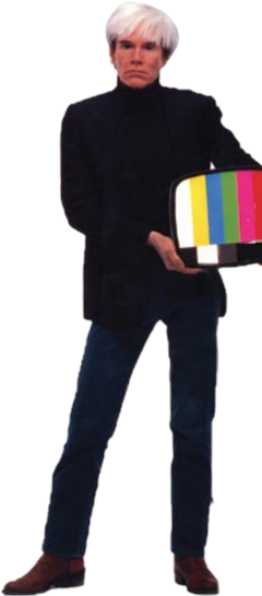Warhol Andy Andywarhol Freetoedit - Andy Warhol Full Body (240x545), Png Download