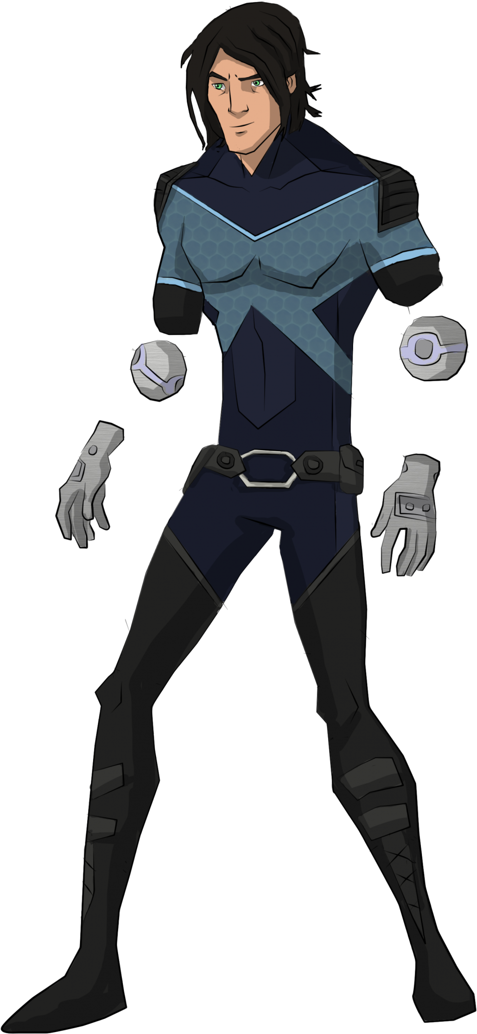 A Spoiled And Popular Beverley Hills Brat, Julian Keller - X Men Evolution Nightcrawler Girl (1200x2486), Png Download