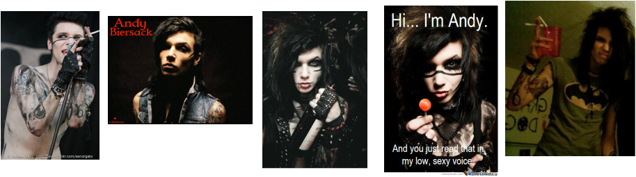 Andy Biersack As A Teenager Playing With His Puppy - Biography (914x255), Png Download
