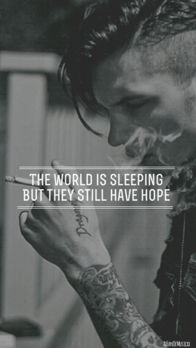 Resurrect The Sun Bvb Lockscreen Andy Biersack Quotes, - Black Veil Brides Lockscreen (640x1136), Png Download