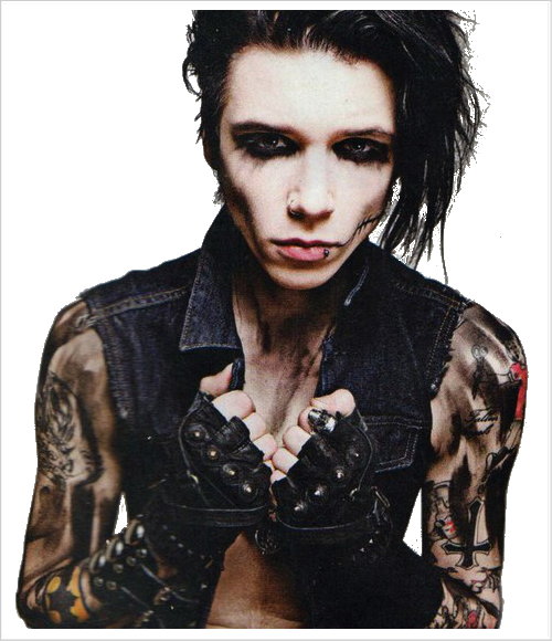 Andy Biersack, Black Veil Brides, And Bvb Image - Andy Sixx (500x580), Png Download