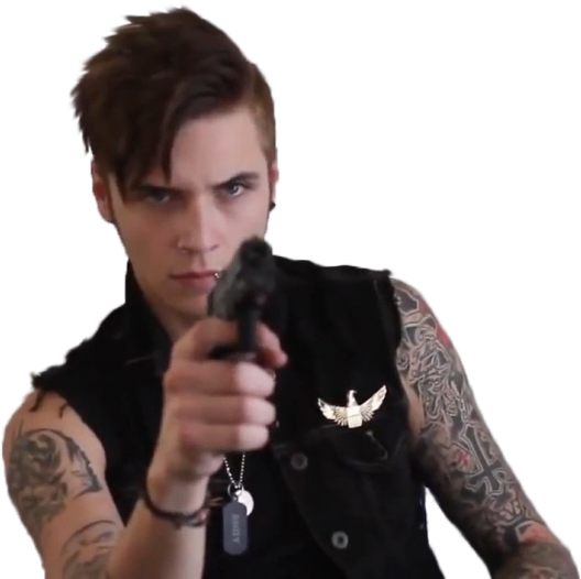 #andy Biersack #andybiersack #andyblack #andy Biersack - Andy Biersack Transparent (700x528), Png Download