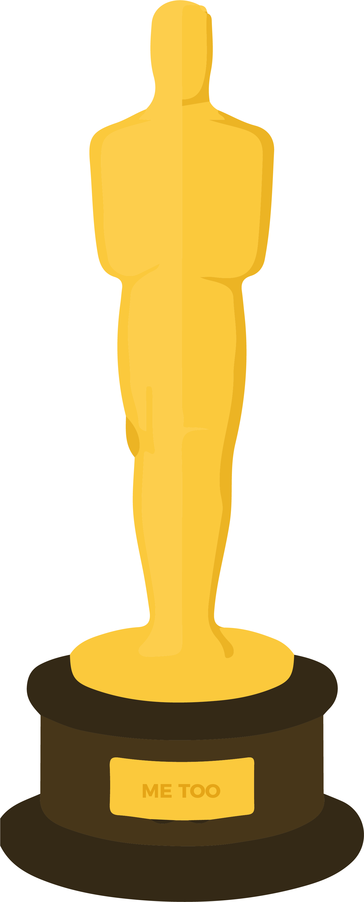 For Best Picture Clip Art - Academy Award Clip Art (1474x3648), Png Download