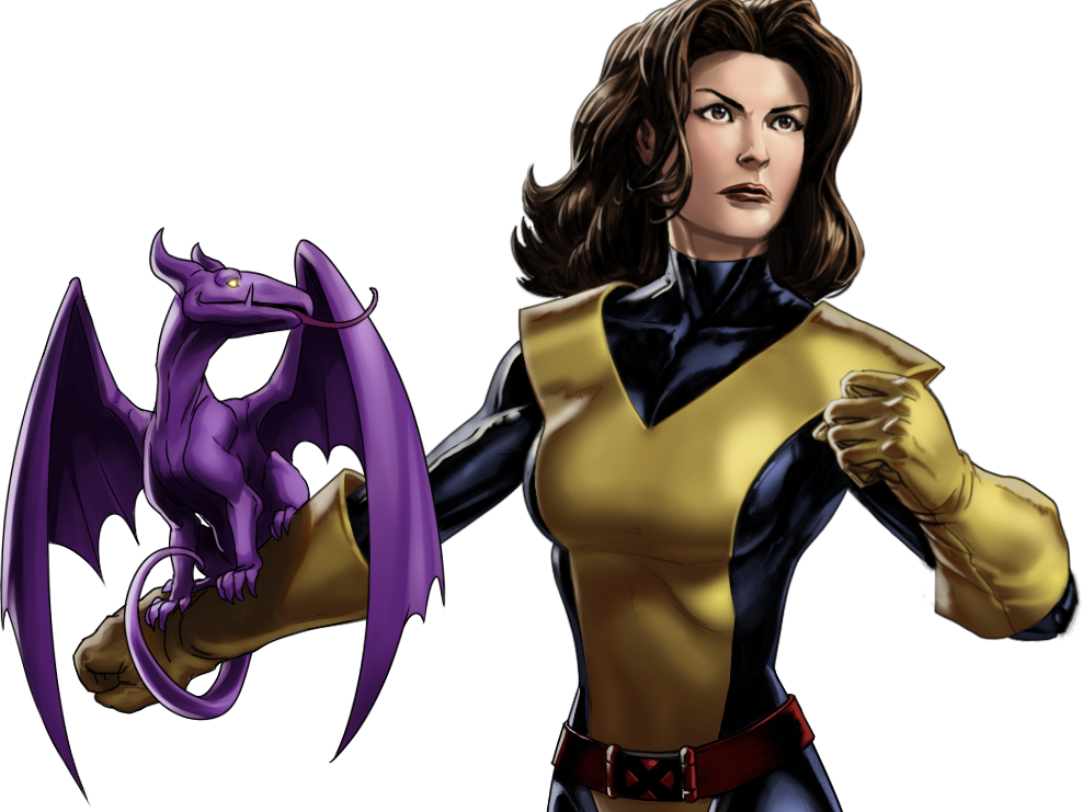 Xmen Facts X Men Kitty Pryde Dragon (988x741), Png Download