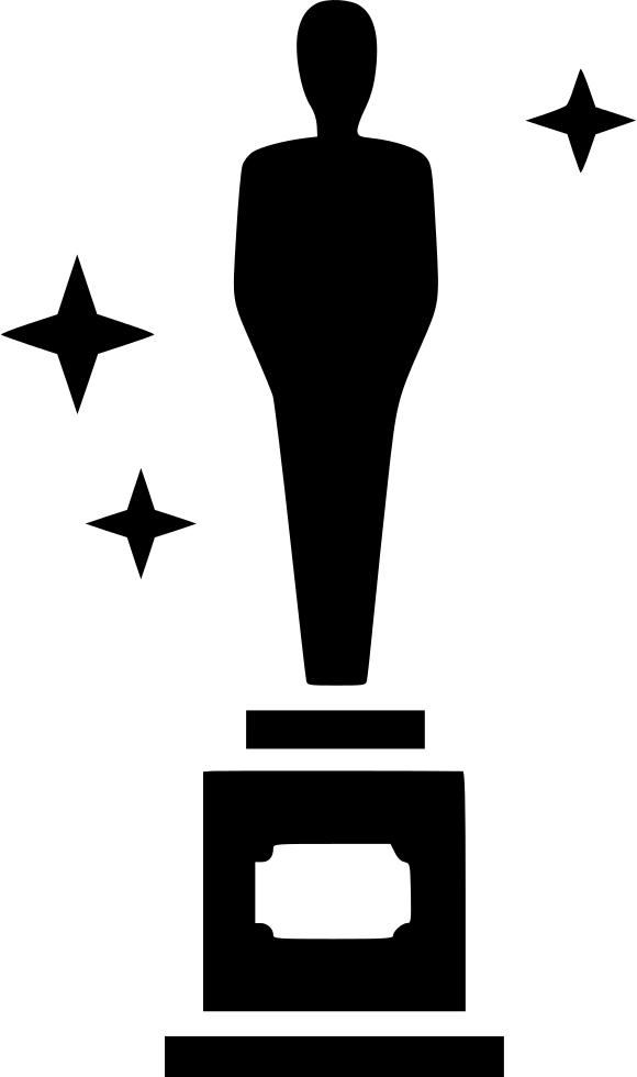 Oscar Comments - Award (580x980), Png Download