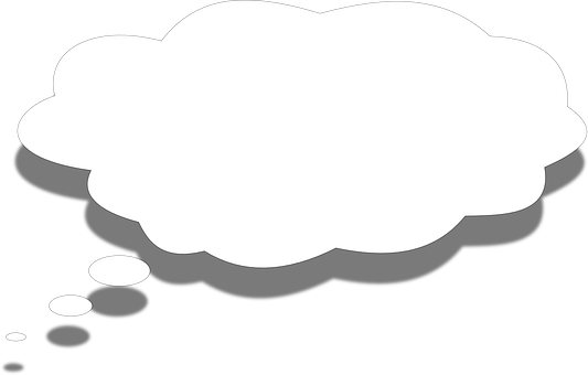 Speech Bubble Think Bubble Thinking Speech - Bong Bóng Suy Nghĩ (533x340), Png Download
