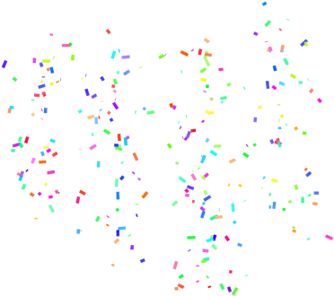 Download Confetti Free Png Transparent Image And Clipart - Transparent Confetti (400x400), Png Download