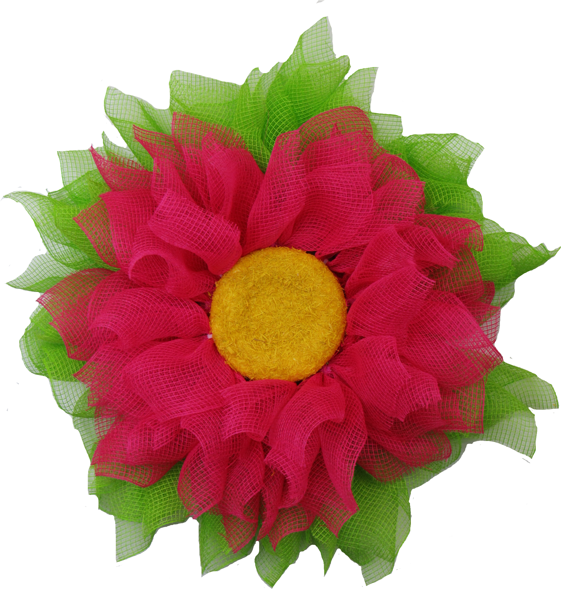 2018 Flower Wreath - Gerbera (2000x2000), Png Download
