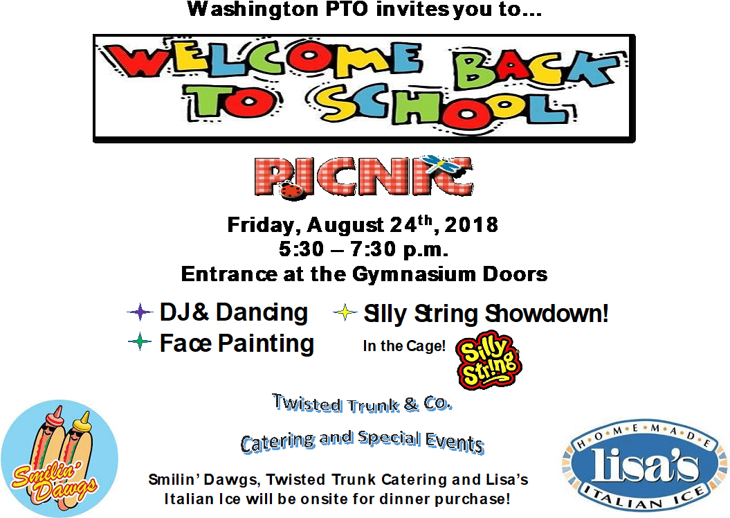 Welcome Back Picnic Rsvp - Picnic (1100x850), Png Download
