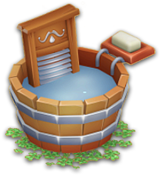 Laundry Tub - Hay Day Laundry Tub (400x400), Png Download