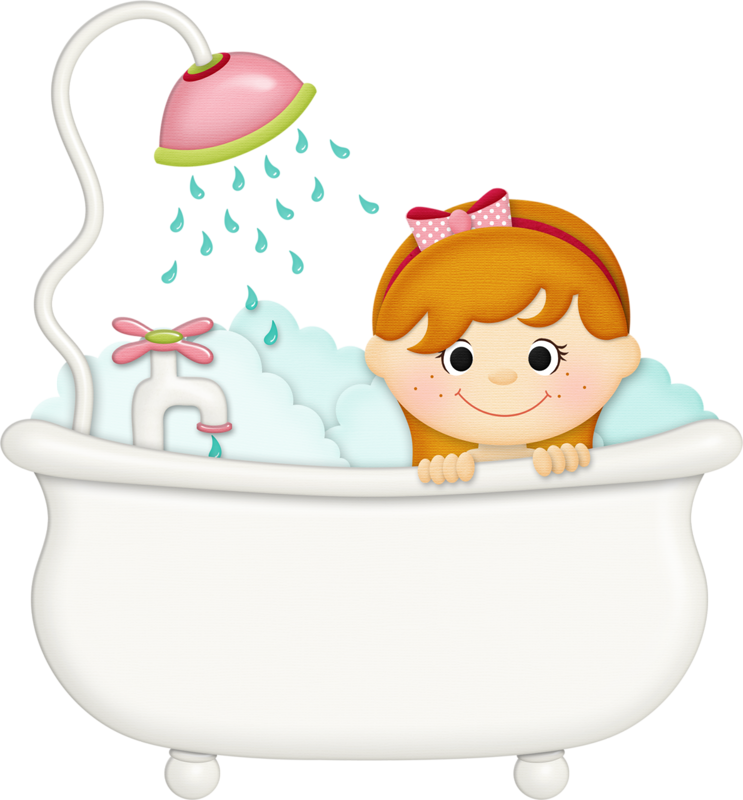 Jss Squeakyclean Girl Png - Clipart Transparent Background Bathtub (743x800), Png Download