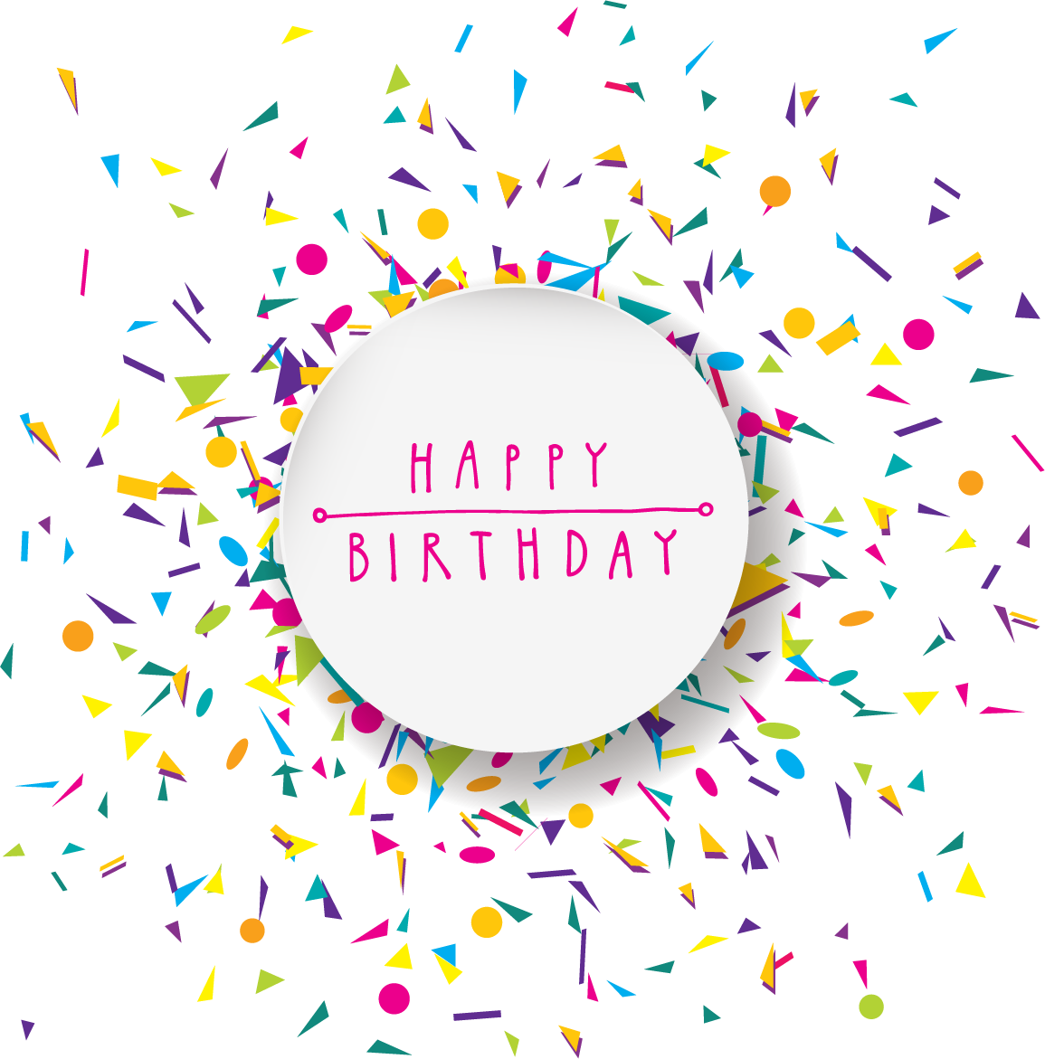 Colorful Vector Confetti Clip Art Download - Poster Design Background Template (1155x1171), Png Download