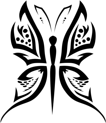 Butterfly Tattoo Designs Png Png Images - Tattoo Designs Hd Png (400x437), Png Download