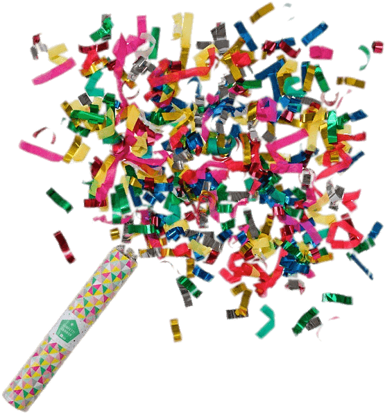 Confetti Cannon - Talking Tables Party Time Confetti Cannon (600x600), Png Download