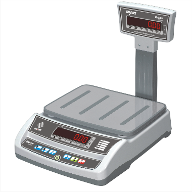 Table Top Scale - Weighing Scale With Printer (380x380), Png Download