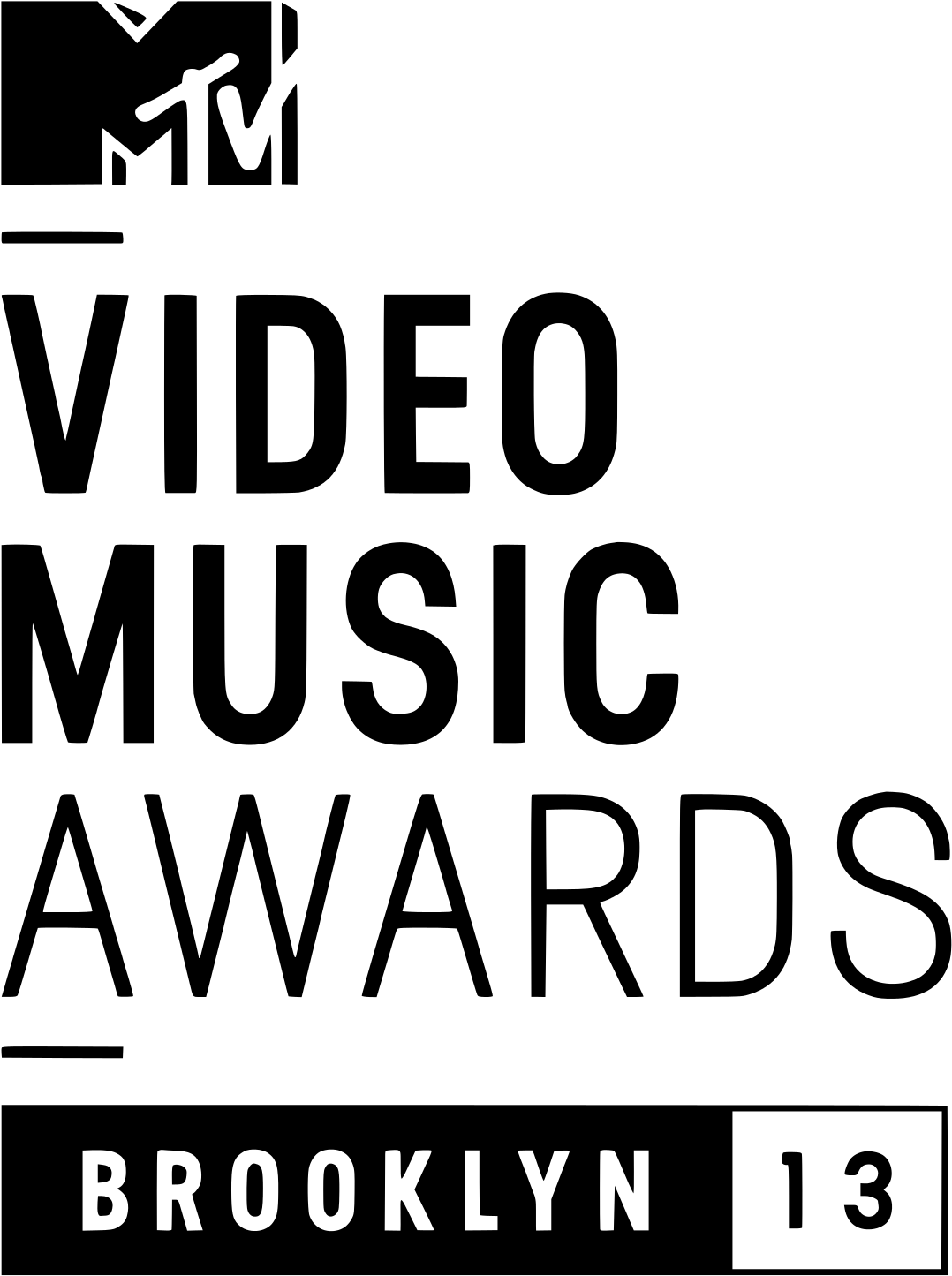 Video Music Awards Font (1200x1567), Png Download