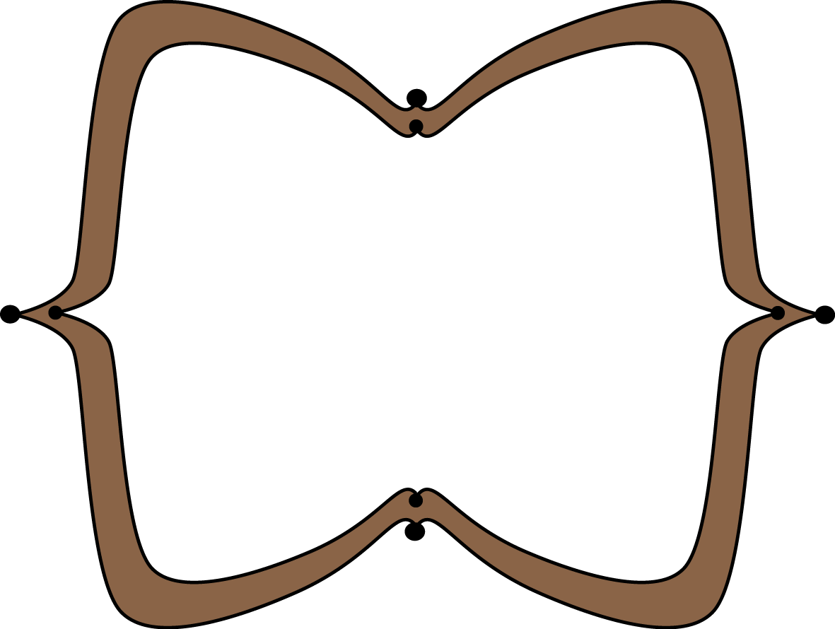 Squiggly Line Border Clipart Kyihth Clipart - Frame Brown Clip Art (1181x890), Png Download