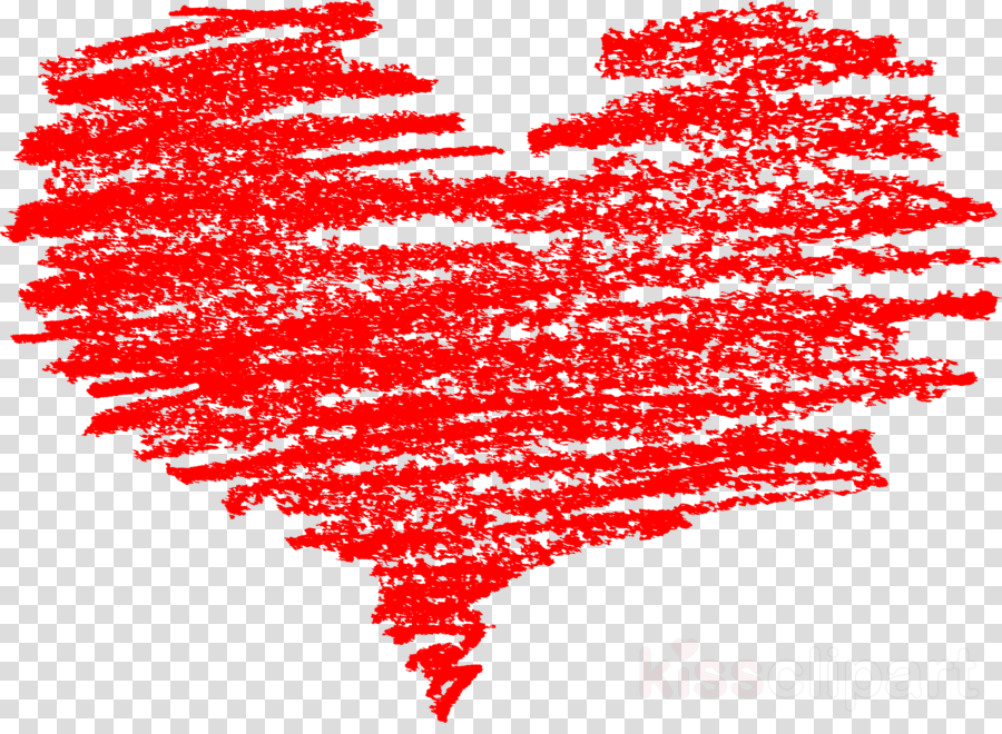 Heart Crayon Png Clipart Clip Art - Transparent Love Background Png (900x660), Png Download