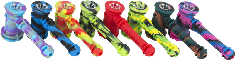 Silicone Hammer Pipes Different Colors - Eyce Bubbler (800x800), Png Download