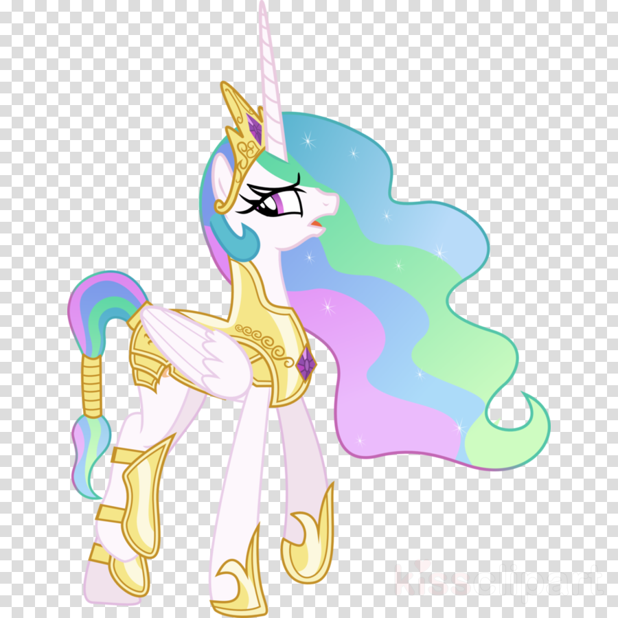 Princess Celestia War Clipart Princess Celestia Pony - Princess Celestia In Armor (900x900), Png Download