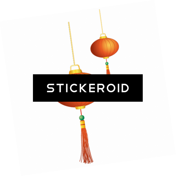 Chinese New Year Pair Of Lanterns - Raksha Bandhan (577x578), Png Download