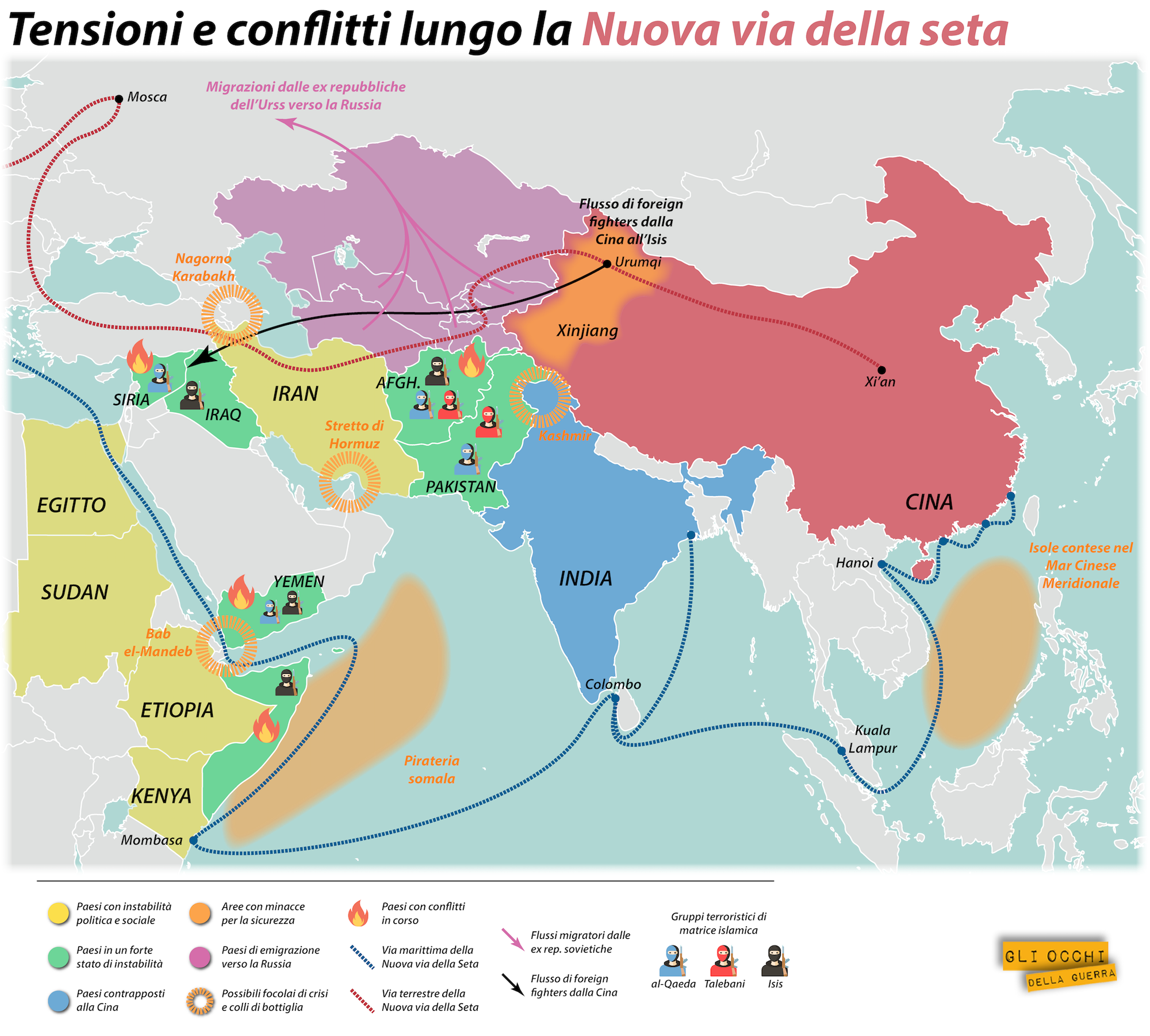 Caos Via Della Seta - Food Delivery In Asia (2000x1802), Png Download