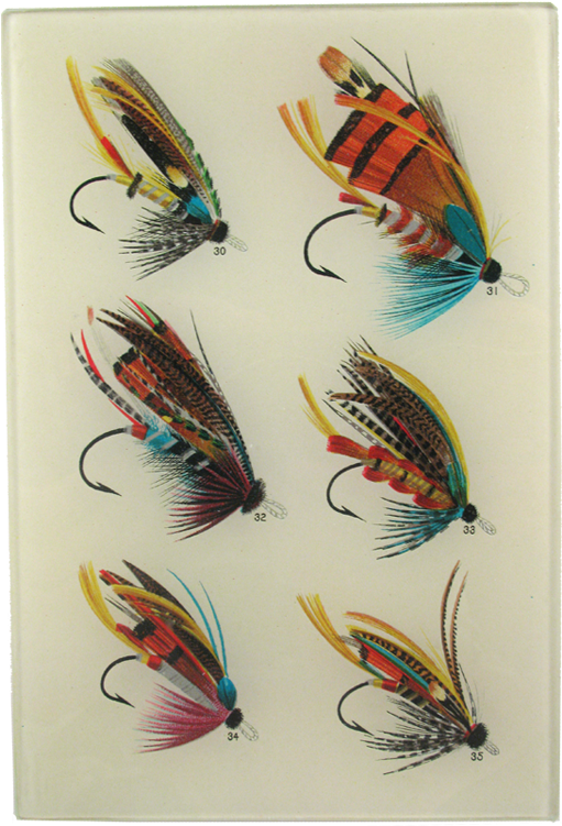 Art Print: Salmon Flies Ii, 33x24in. (800x800), Png Download