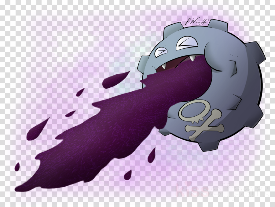 Koffing Clipart Koffing Weezing Drawing - Koffing (900x680), Png Download