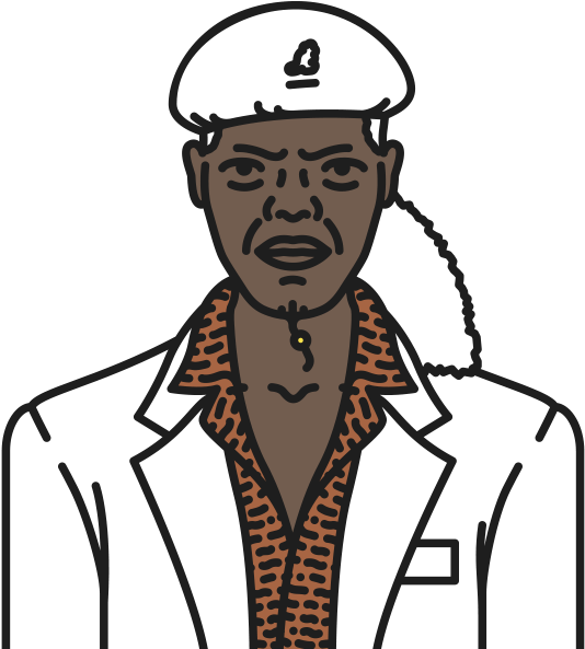 15 Ordell Robbie Jackie Brown, - Illustration (698x657), Png Download