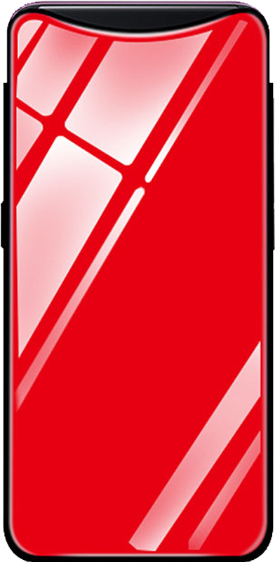 Amanstino Oppo Find X Phone Case Cover Gradient Glass - Oppo Find X (800x800), Png Download