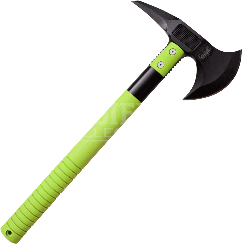 Green Tactical Battle Axe - Axe (850x850), Png Download