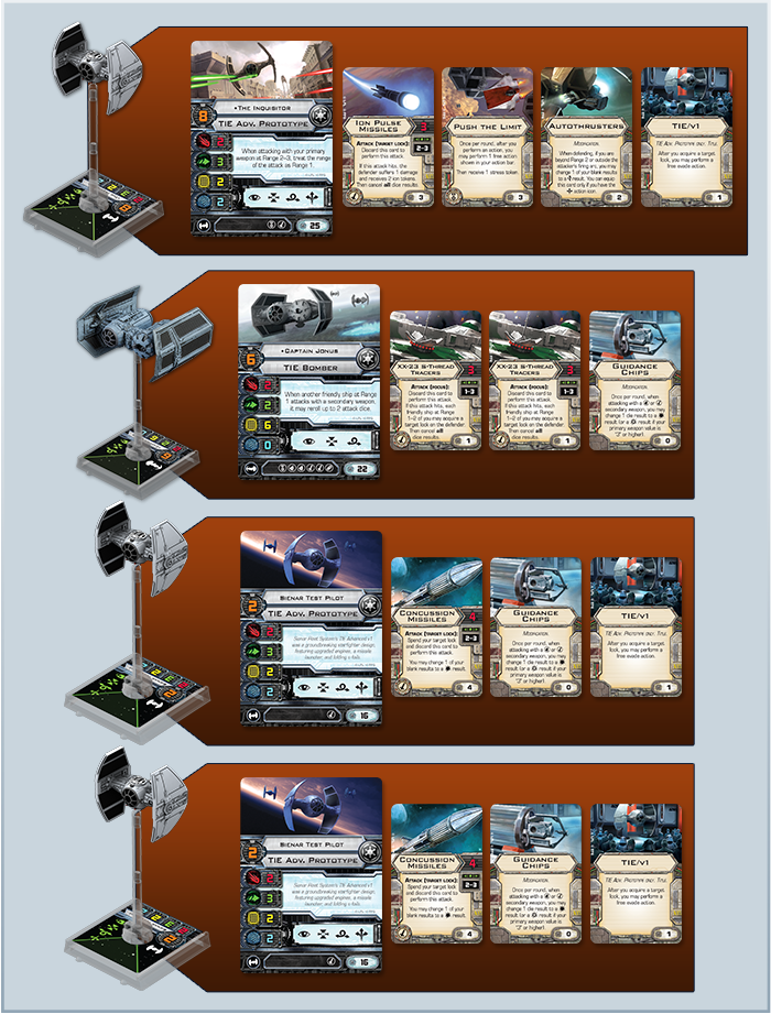 Wave Vii Imperials - Fantasy Flight Games Tie Aggressor X-wing Expansion (700x921), Png Download