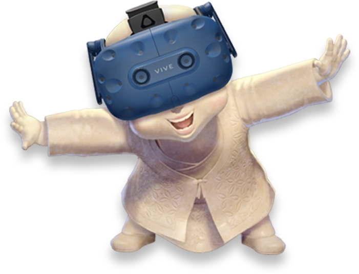 A Journey Inside Paintings And Calligraphy: Vr Art (745x653), Png Download