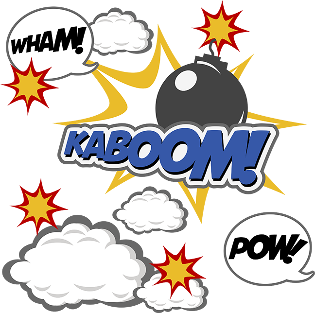 Svg Boy Files Superhero Cutting Files Superhero Files - Kaboom Superhero (648x644), Png Download