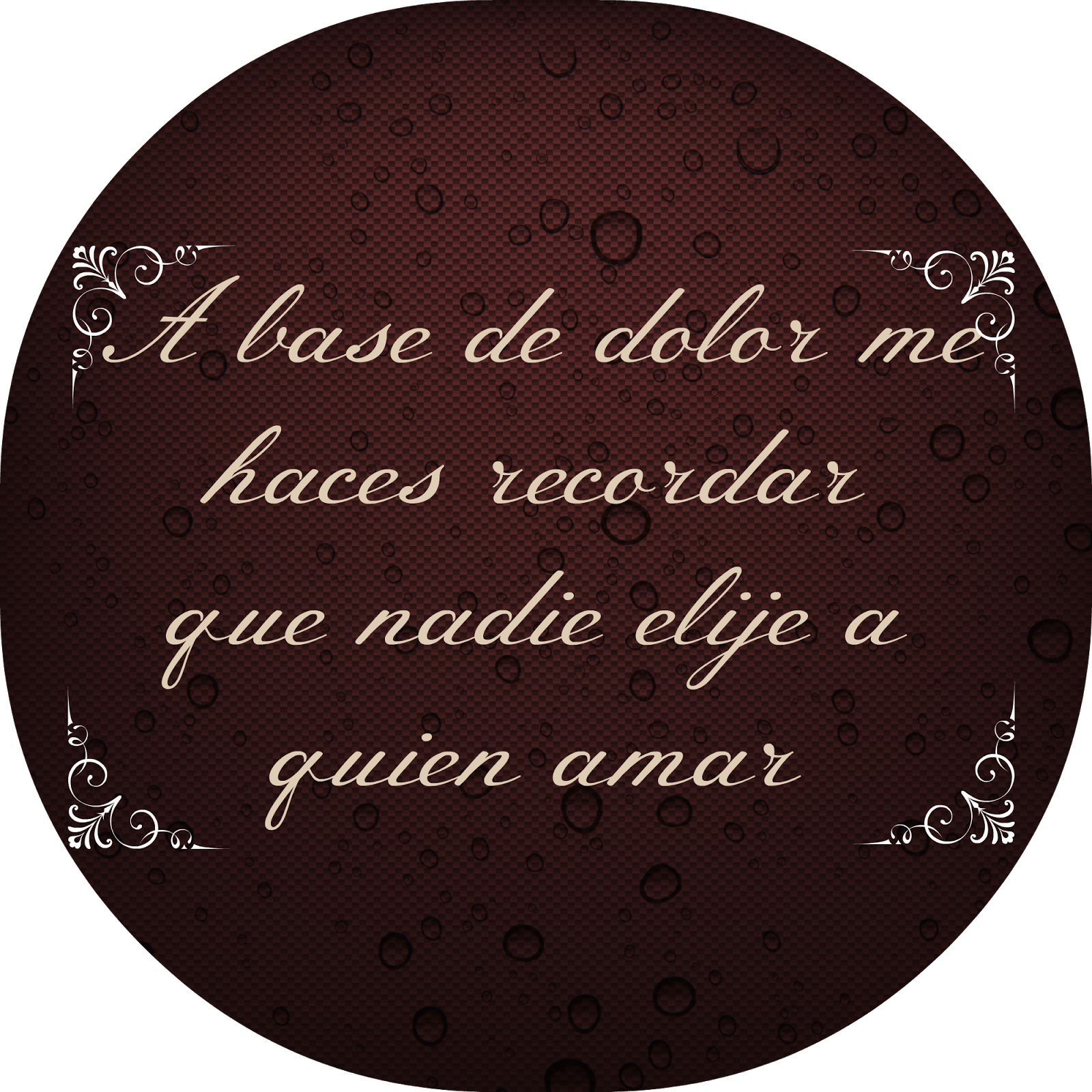 Frases De Amor, Reseña De Prohibido - Down The Hole Again (1600x1600), Png Download