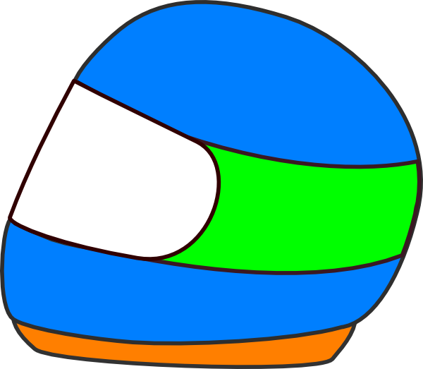 Race Car Driver Helmet Clipart (600x523), Png Download