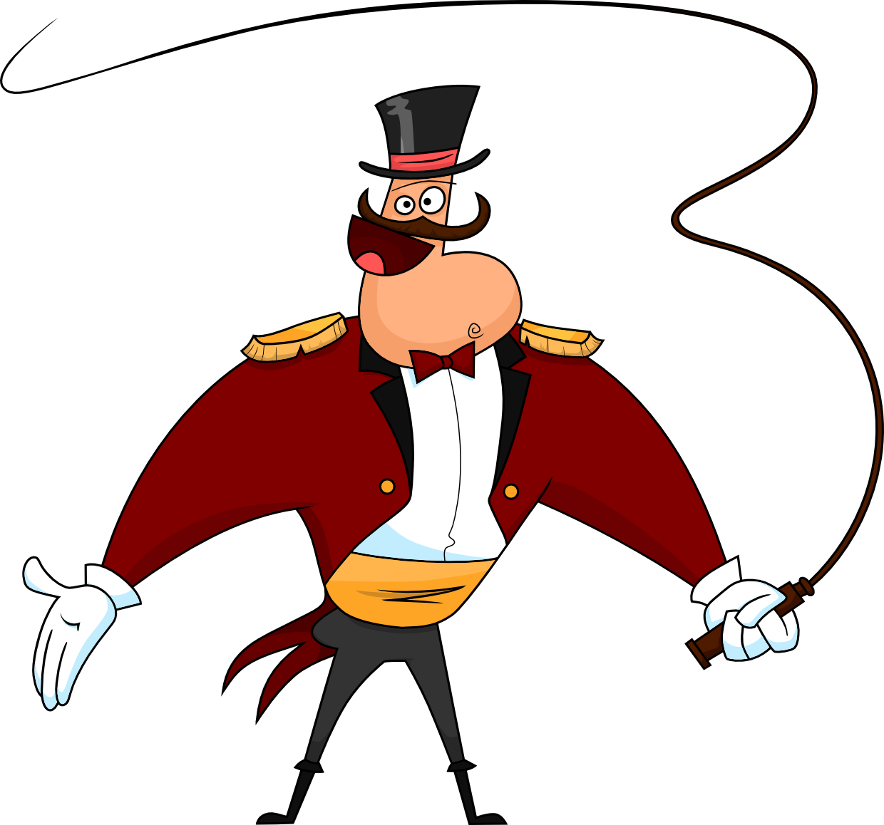 Royalty Free At Getdrawings Com Free For Personal Use - Ringmaster Clipart (1240x1158), Png Download