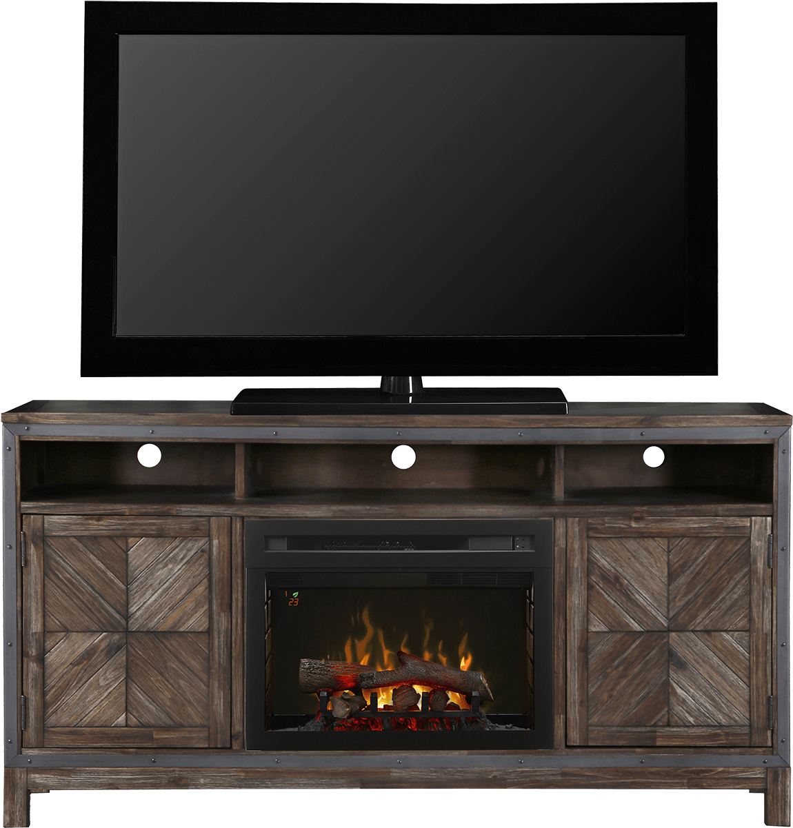 Dimplex Wyatt Electric Fireplace Tv Stand Tall Entertainment