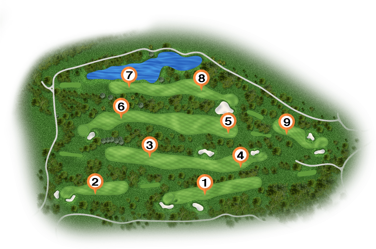 Oaks Map - Map (1274x880), Png Download