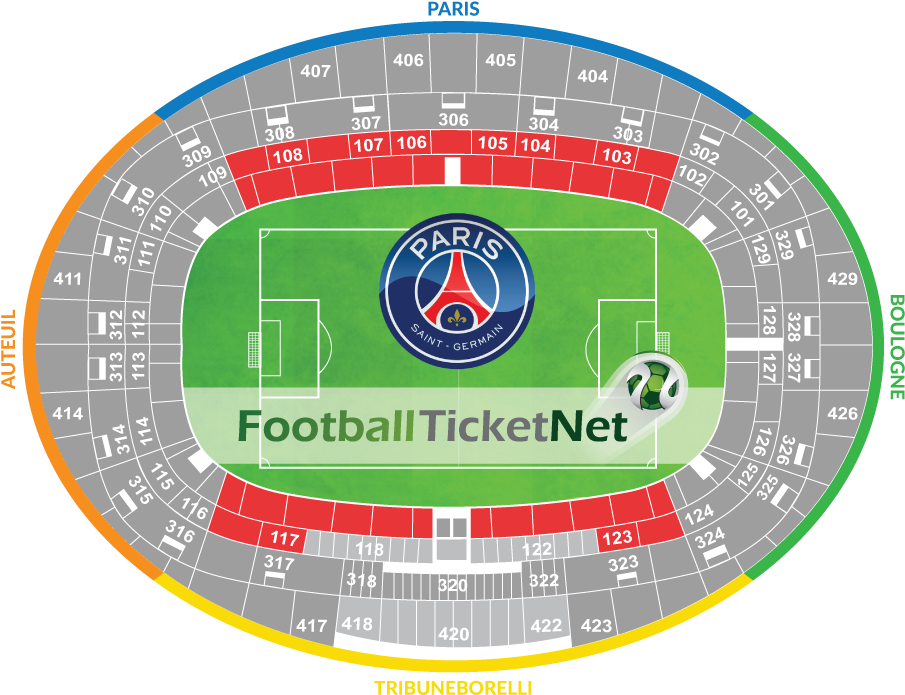 For Some Reason, Weekend Football Fixtures Around Europe - Parc Des Princes Seating Plan (922x720), Png Download