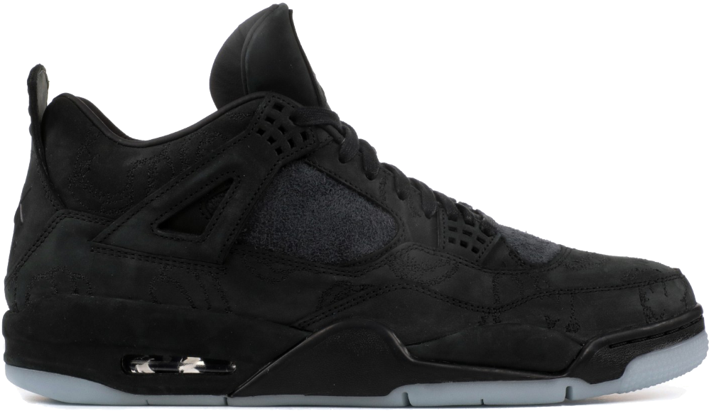 Air Jordan 4 Kaws Black (1024x768), Png Download
