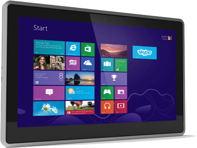 Improve Your Tablet Pc Software With Actual Window - Pantalla Tactil Para Pc (800x548), Png Download