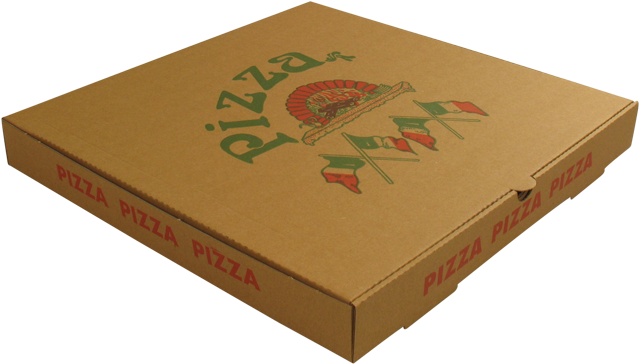 Pizza Box, Americano, Corrugated Cardboard, 38x38x4 - Pizzadoos Kopen Per Stuk (640x640), Png Download