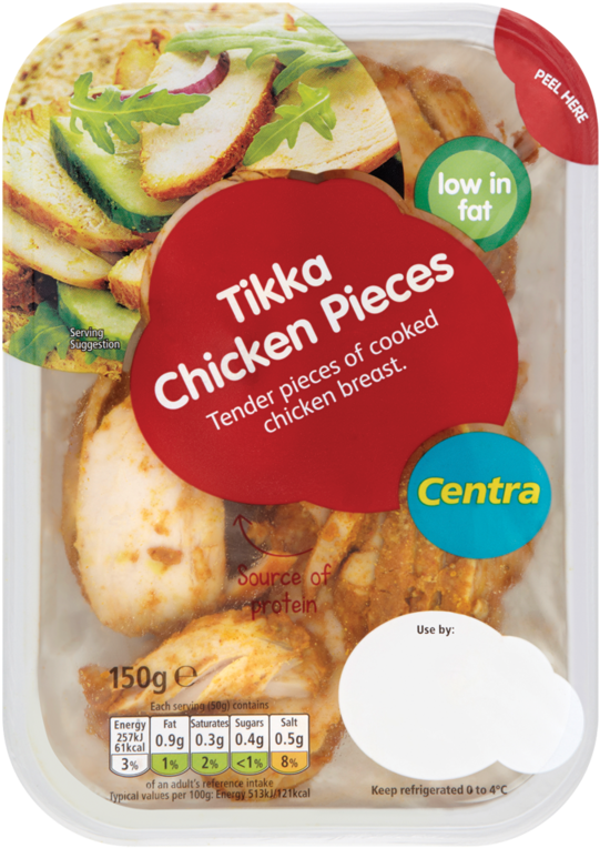 Centra Tikka Chicken Pieces 150g - Centra (800x800), Png Download