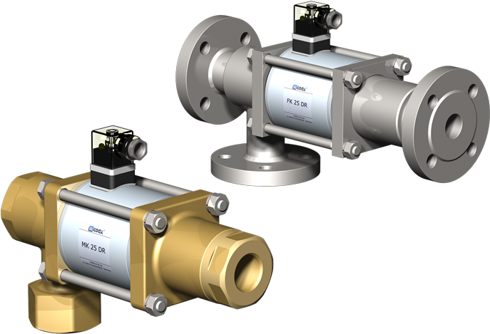 3/2 Way Coaxial Direct Acting Valves - Valve (730x548), Png Download