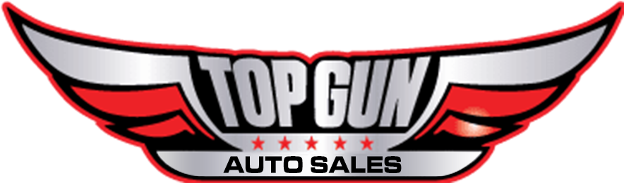 Top Gun Auto Sales - Label (1200x300), Png Download