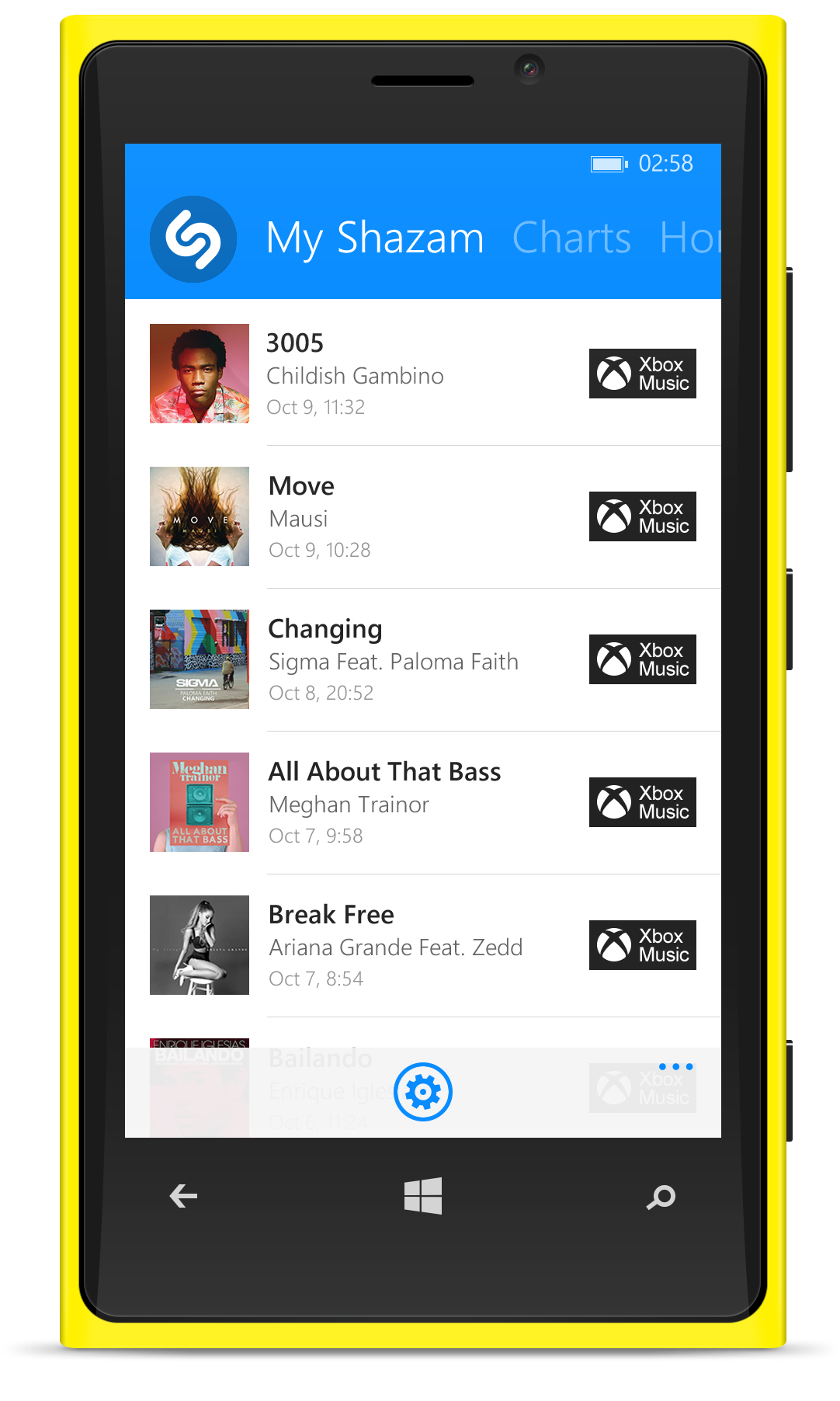 Wp 02 Myshazam - Mobile Device (1401x2000), Png Download