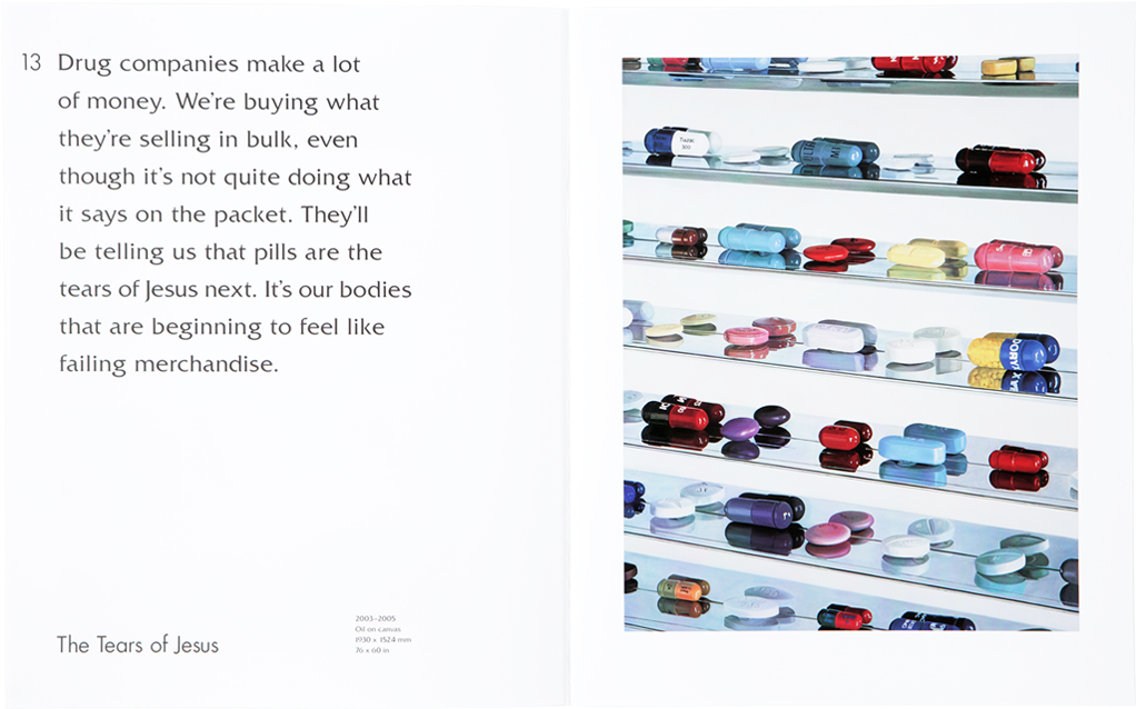 Damien Hirst The Elusive Truth Signed Book - Damien Hirst Pills Print (1021x1021), Png Download