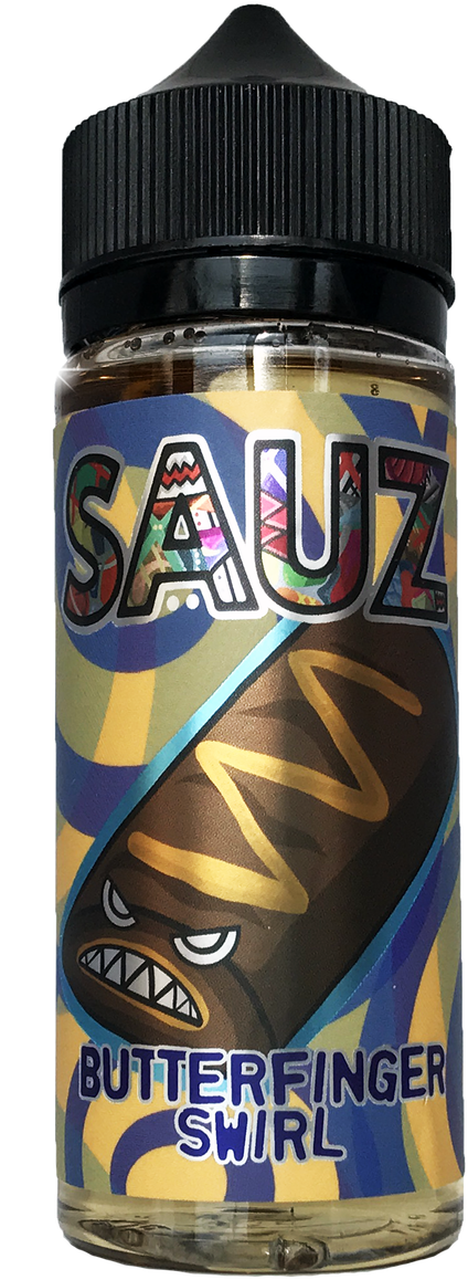 Butterfinger Swirl E-liquid 120ml Gorilla - Electronic Cigarette Aerosol And Liquid (1113x1280), Png Download