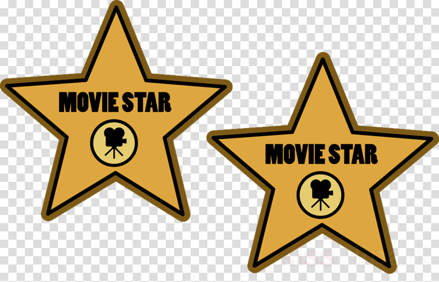 Hollywood Walk Of Fame Star Clipart (900x580), Png Download